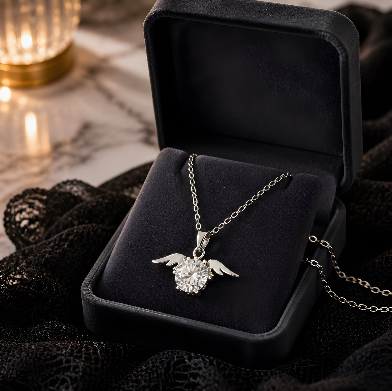 Silver "Mosi" Necklace 2.0ct VVSD