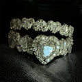 14k White Gold "Mosi" Wedding Set